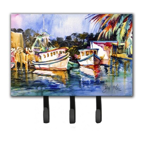 Carolines Treasures Carolines Treasures JMK1045TH68 Fly Creek Fish Market Leash & Key Holder JMK1045TH68 - main